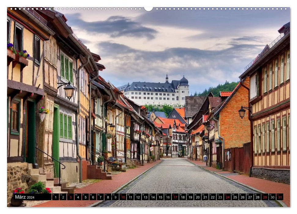 The Harz - legendary and wildly romantic (CALVENDO Premium Wall Calendar 2024) 