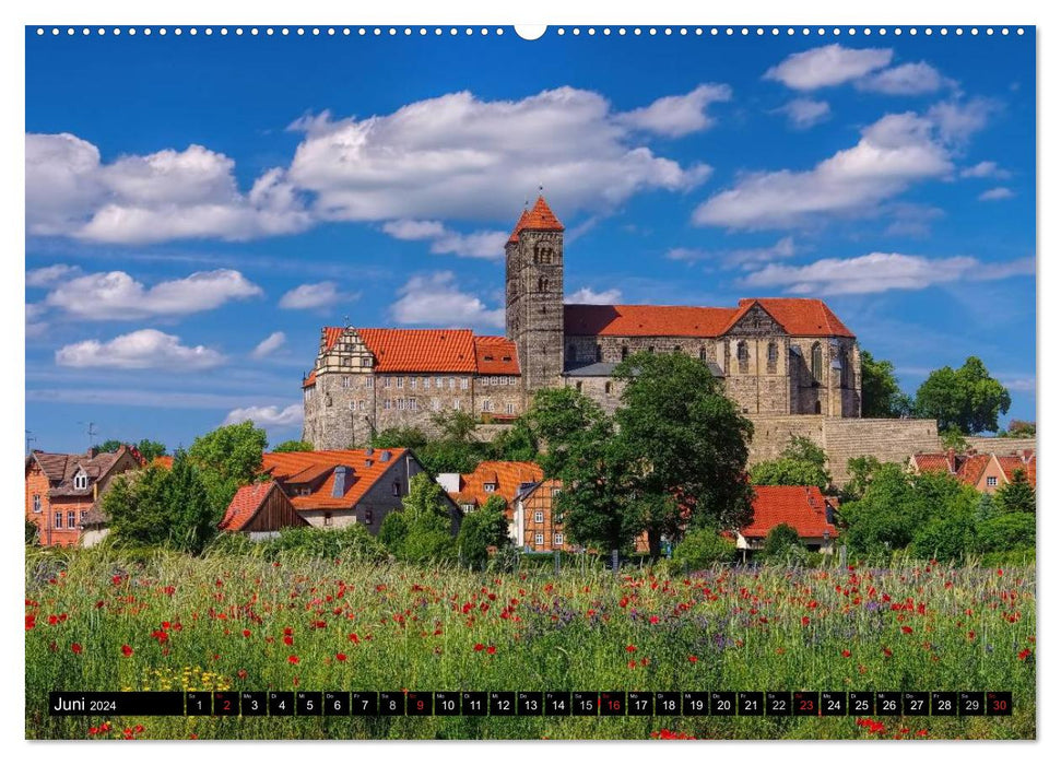 The Harz - legendary and wildly romantic (CALVENDO Premium Wall Calendar 2024) 