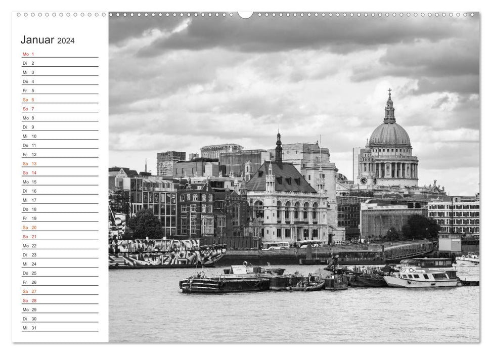 London city on the Thames (CALVENDO wall calendar 2024) 