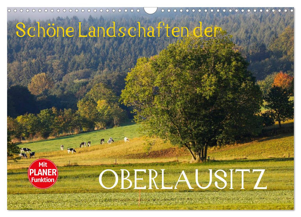 Schöne Landschaften der Oberlausitz (CALVENDO Wandkalender 2024)