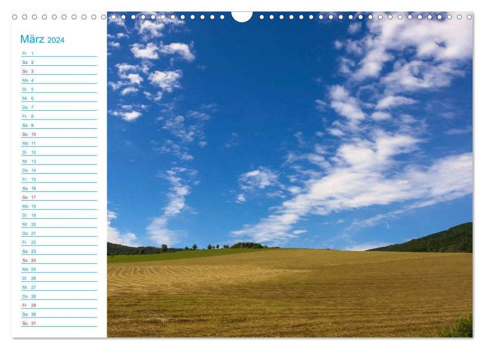 Beautiful landscapes of Upper Lusatia (CALVENDO wall calendar 2024) 