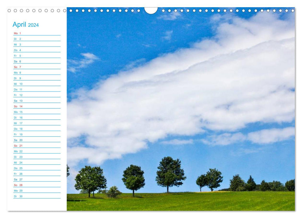 Beautiful landscapes of Upper Lusatia (CALVENDO wall calendar 2024) 