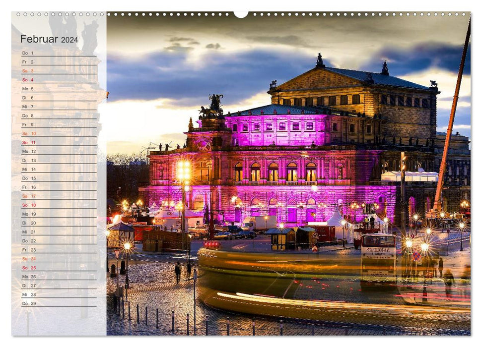 Beautiful Dresden (CALVENDO Premium Wall Calendar 2024) 