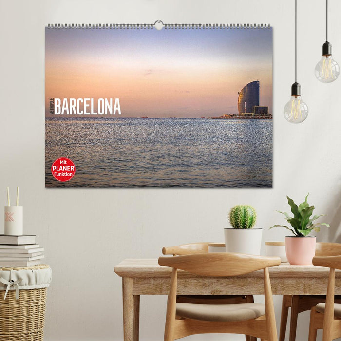 Metropolis Barcelona (CALVENDO wall calendar 2024) 