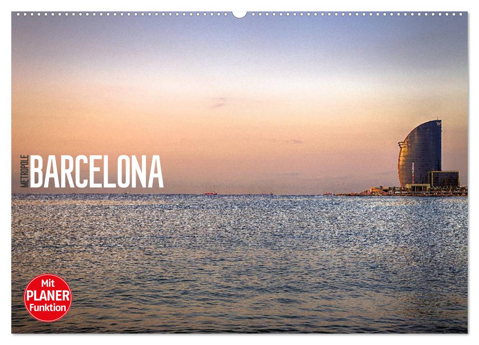 Metropolis Barcelona (CALVENDO wall calendar 2024) 