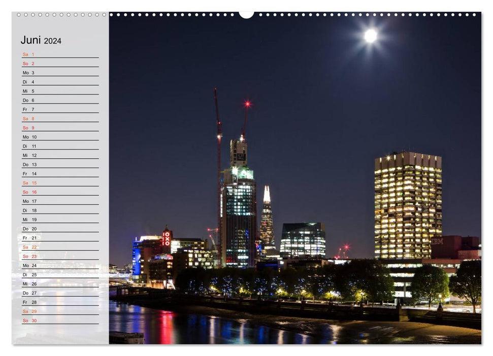 Wundervolles London (CALVENDO Premium Wandkalender 2024)