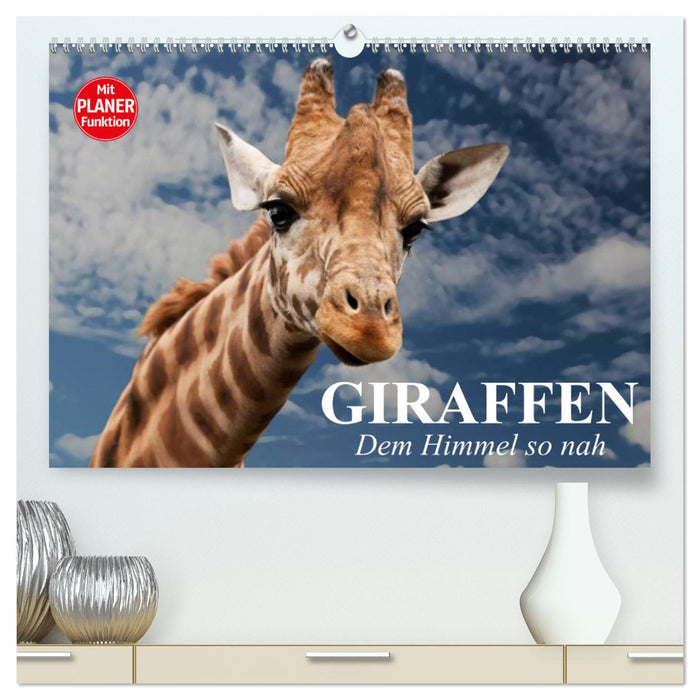 Giraffen. Dem Himmel so nah (CALVENDO Premium Wandkalender 2024)