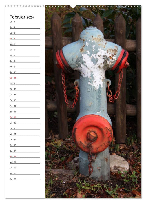Nostalgie Hydranten (CALVENDO Premium Wandkalender 2024)