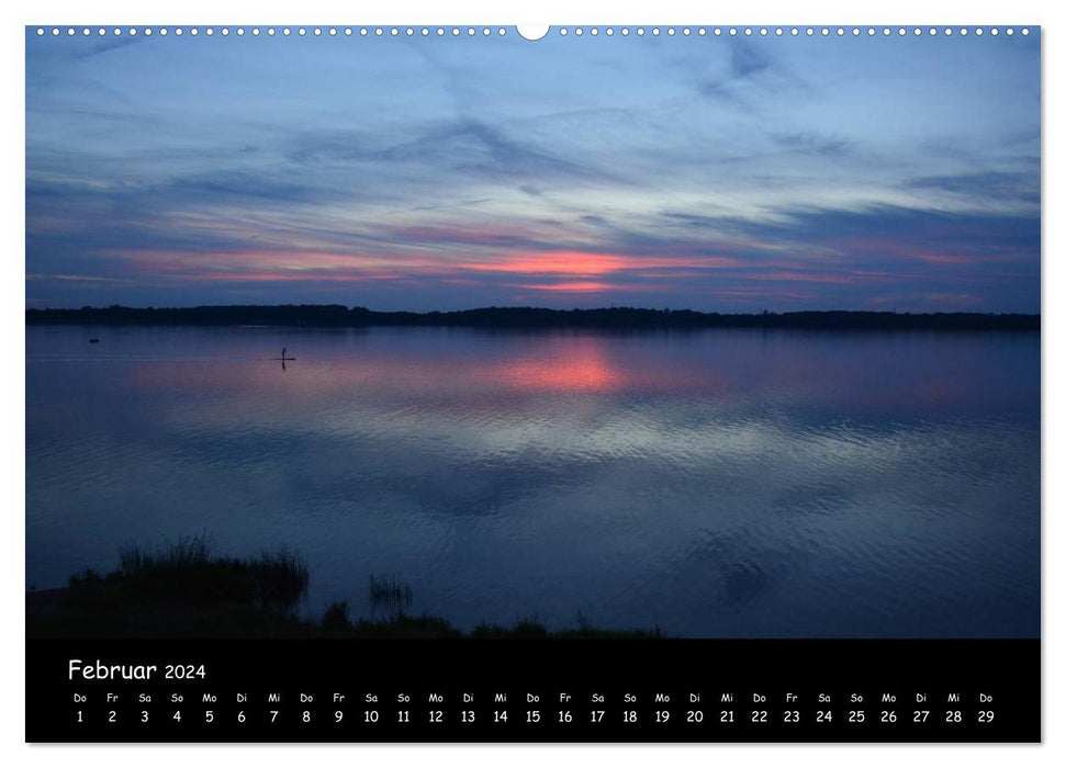 EINTAUCHEN - Cospudener See (CALVENDO Wandkalender 2024)