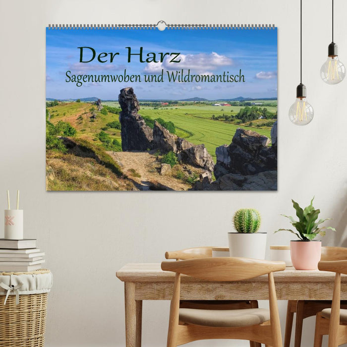 Le Harz - légendaire et follement romantique (calendrier mural CALVENDO 2024) 