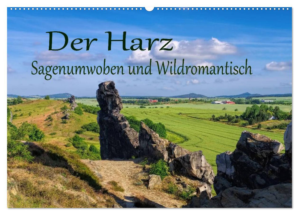 Le Harz - légendaire et follement romantique (calendrier mural CALVENDO 2024) 