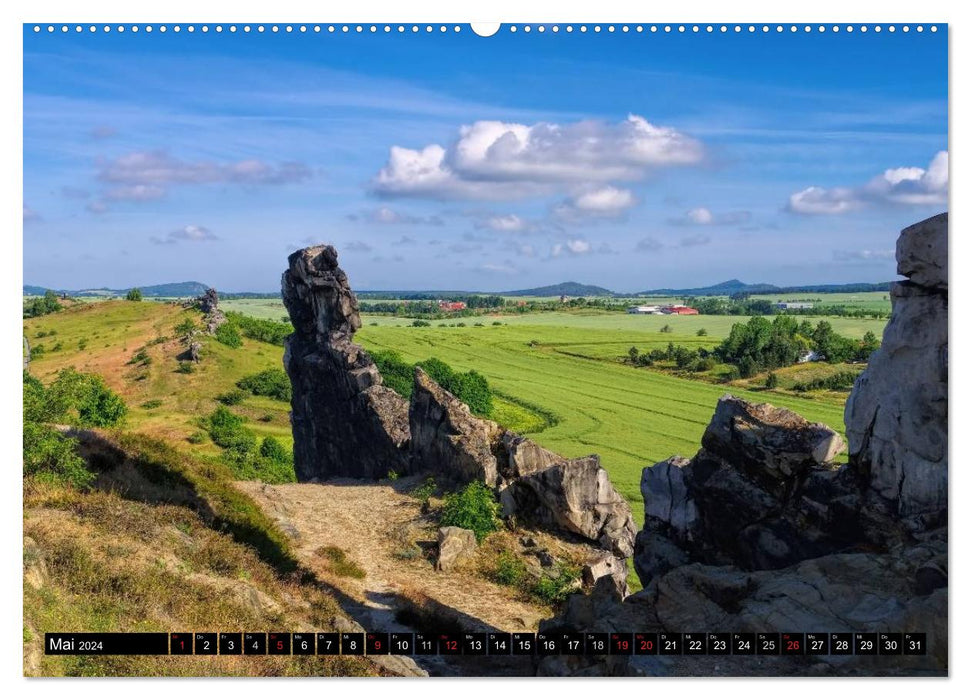 Le Harz - légendaire et follement romantique (calendrier mural CALVENDO 2024) 