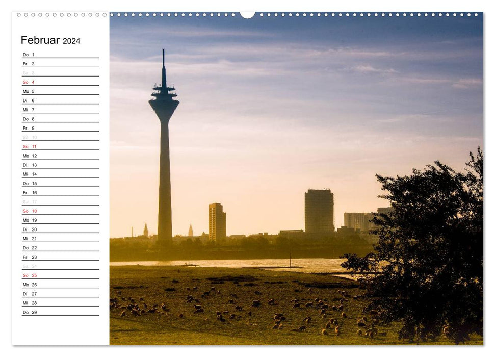 Düsseldorf - Impressionen (CALVENDO Premium Wandkalender 2024)