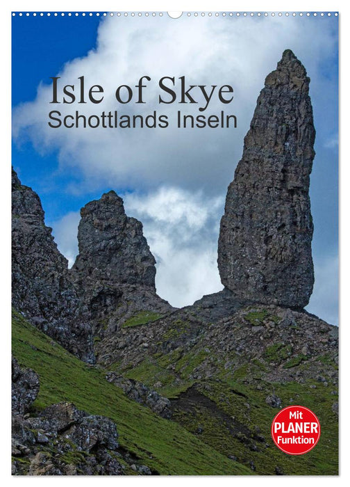 Île de Skye – Îles d'Écosse – Agenda familial (calendrier mural CALVENDO 2024) 