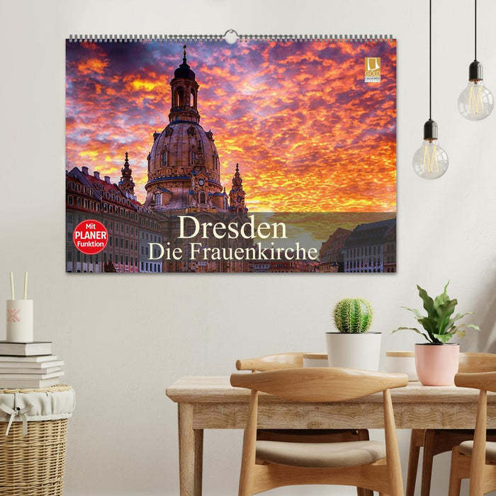 Dresde - La Frauenkirche (calendrier mural CALVENDO 2024) 