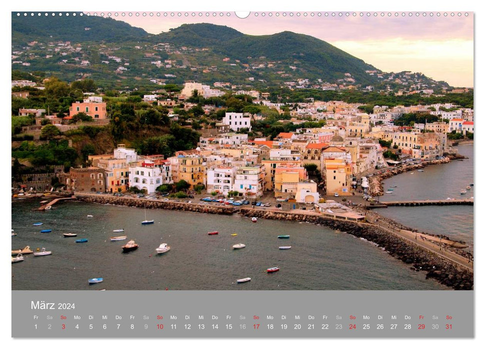 Ischia, l'île verte (Calvendo Premium Wall Calendar 2024) 