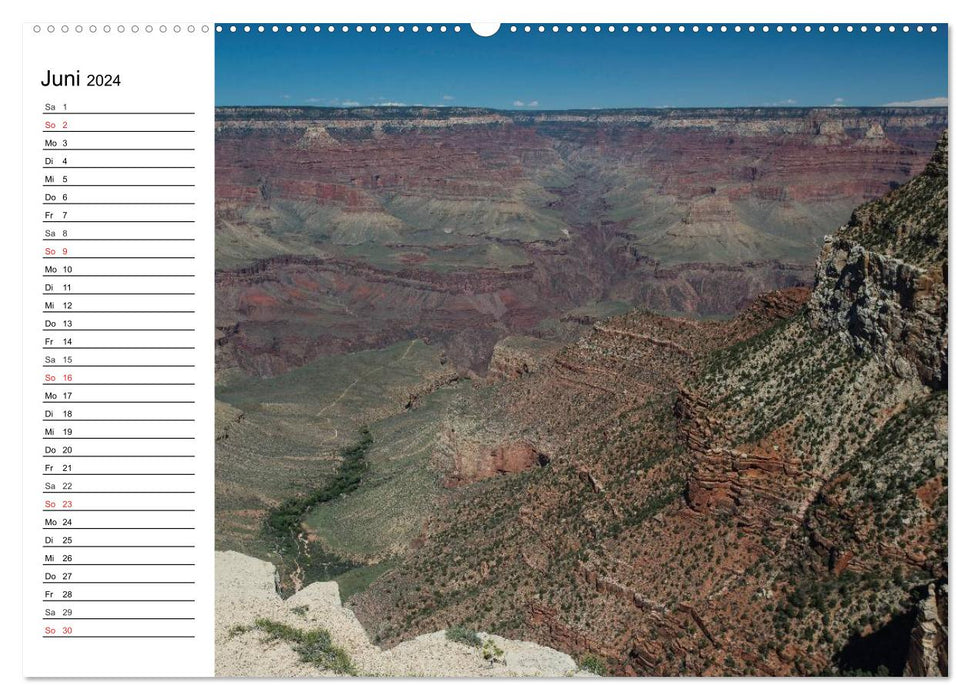 Fascination du Grand Canyon (Calendrier mural CALVENDO 2024) 