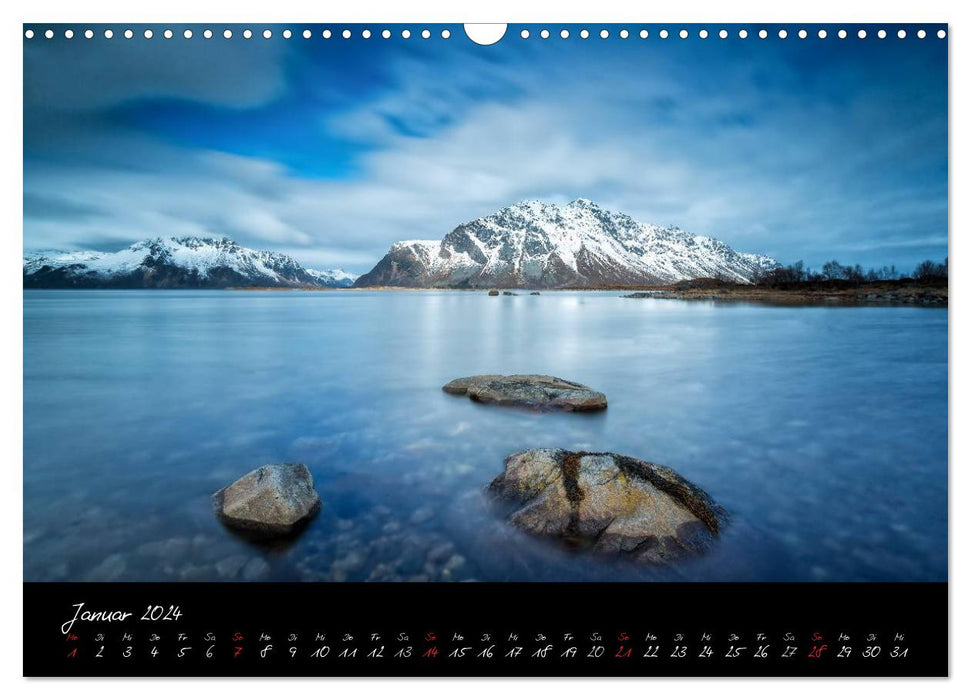 Paysages de rêve - Un voyage à travers l'Europe (Calendrier mural CALVENDO 2024) 