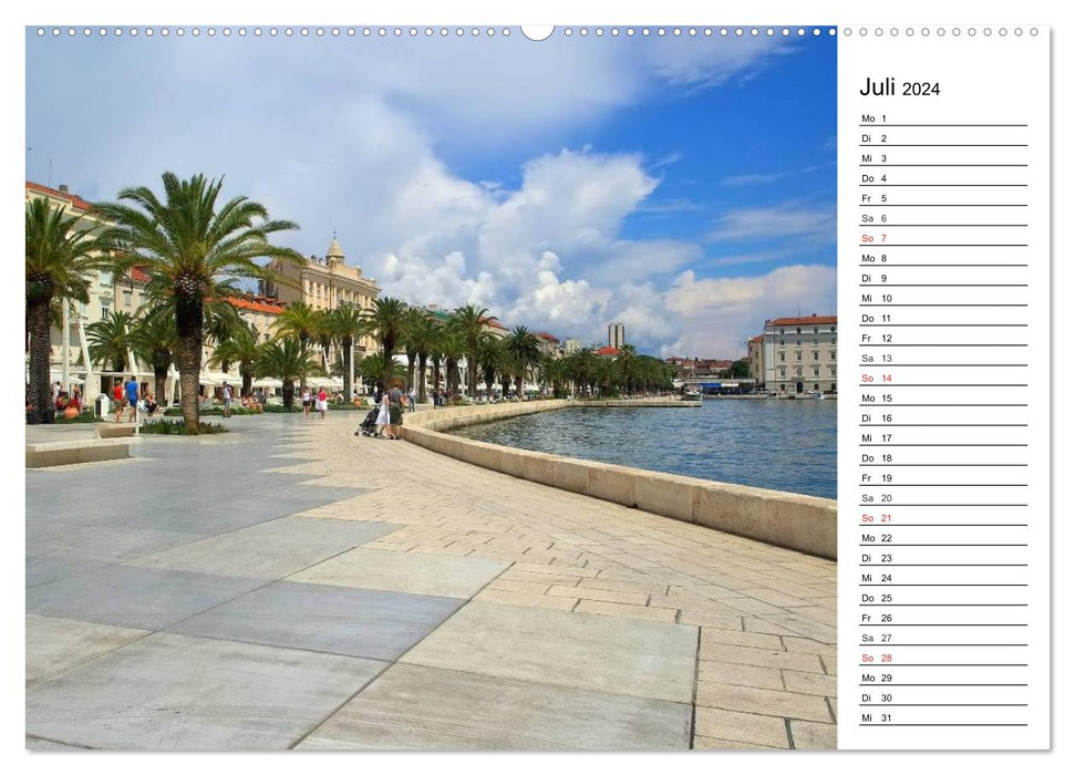 Split - Metropole Dalmatiens (CALVENDO Premium Wandkalender 2024)