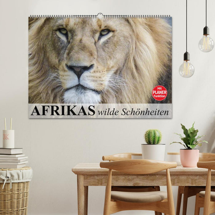 Les beautés sauvages d'Afrique (Calendrier mural CALVENDO 2024) 