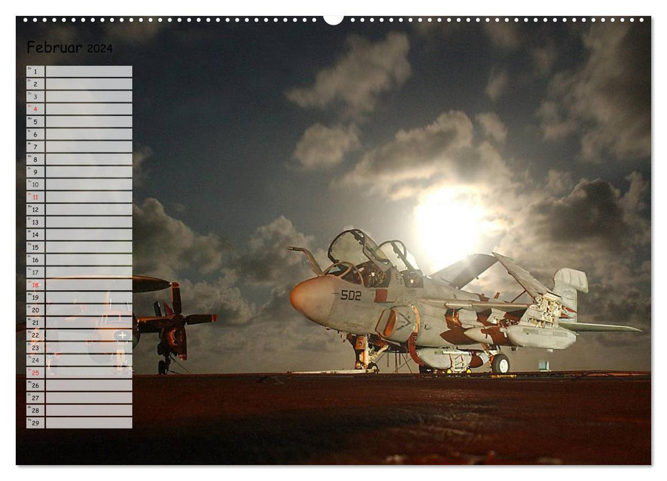 Air force. Fighter aircraft of the USA (CALVENDO wall calendar 2024) 