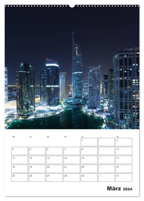 Vertical Dubai 2024 (CALVENDO Premium Wandkalender 2024)