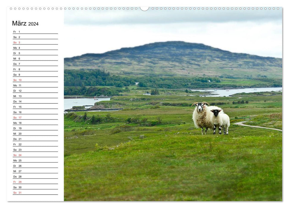 Scotland - magnificent landscapes in the west (CALVENDO Premium Wall Calendar 2024) 