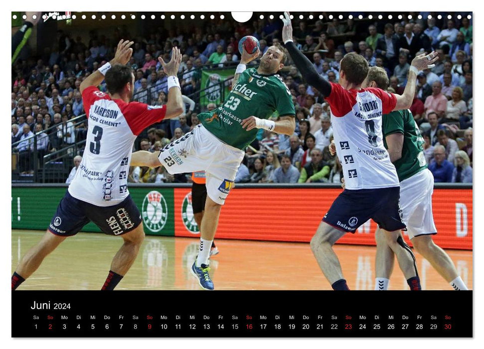 Handball Bundesliga - HSG Wetzlar (CALVENDO Wandkalender 2024)