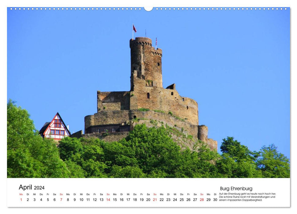 Germany's castles - impressive ruins (CALVENDO wall calendar 2024) 