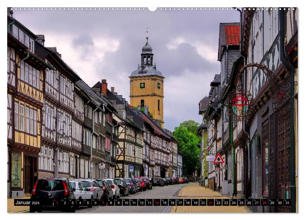 Goslar - Hanse- und Kaiserstadt im Harz (CALVENDO Premium Wandkalender 2024)