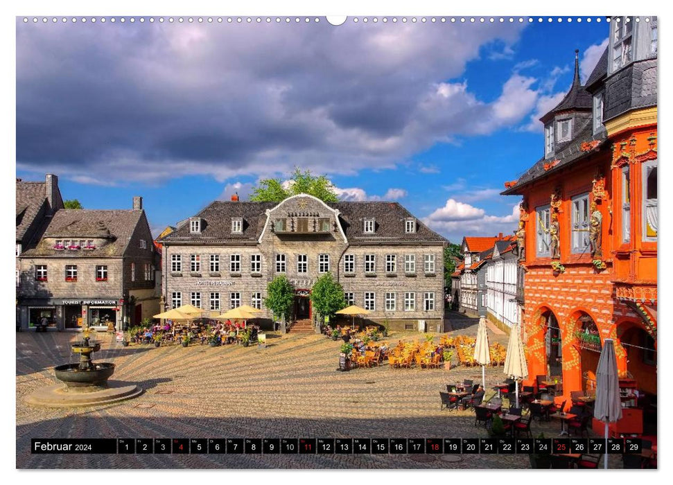 Goslar - Hanseatic and Imperial City in the Harz Mountains (CALVENDO Premium Wall Calendar 2024) 