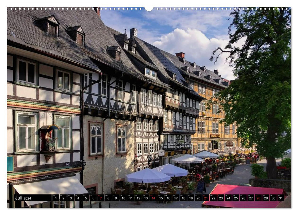 Goslar - Hanseatic and Imperial City in the Harz Mountains (CALVENDO Premium Wall Calendar 2024) 