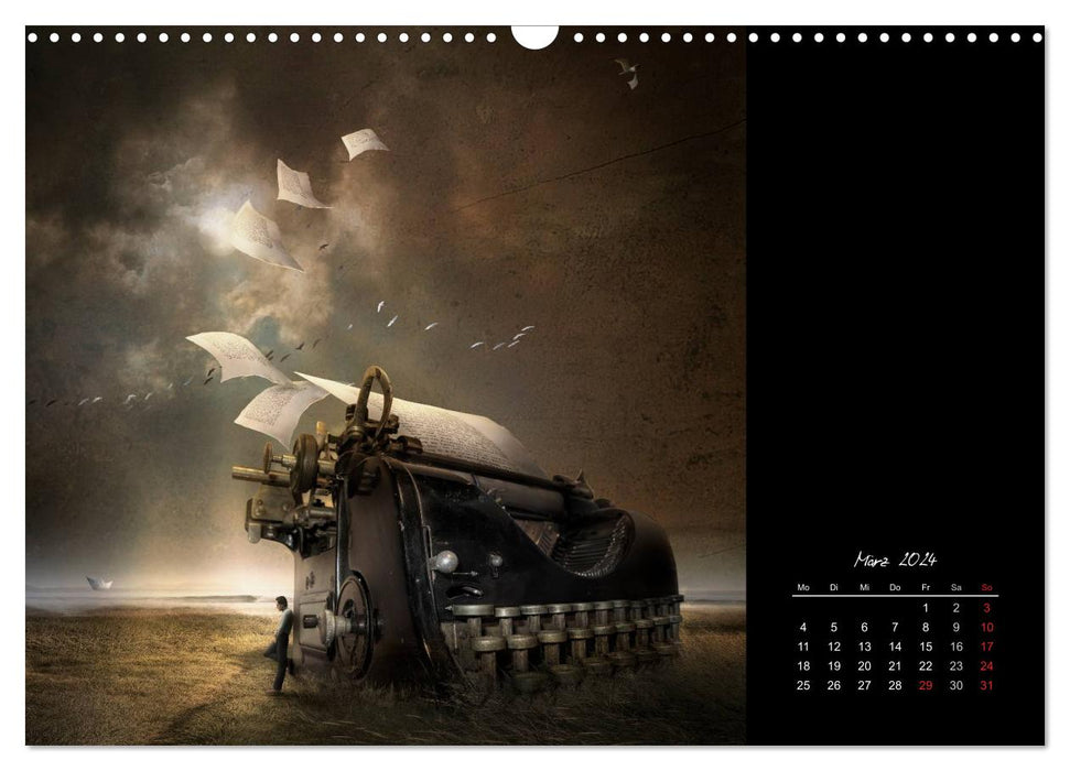 Somewhere in the realm of fantasy (CALVENDO wall calendar 2024) 