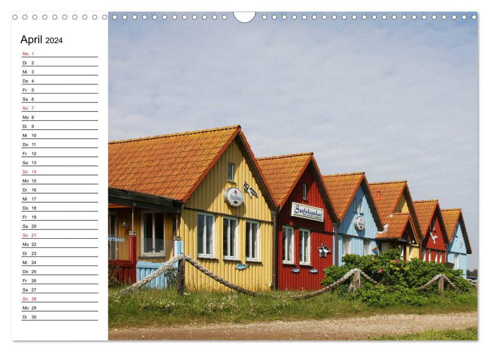 Vacation on the island of Amrum (CALVENDO wall calendar 2024) 