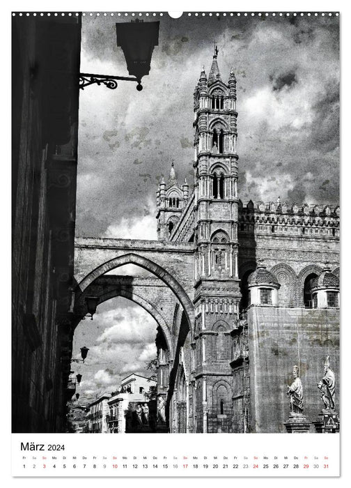 Silberstein in Siziliens Hauptstadt Palermo (CALVENDO Wandkalender 2024)