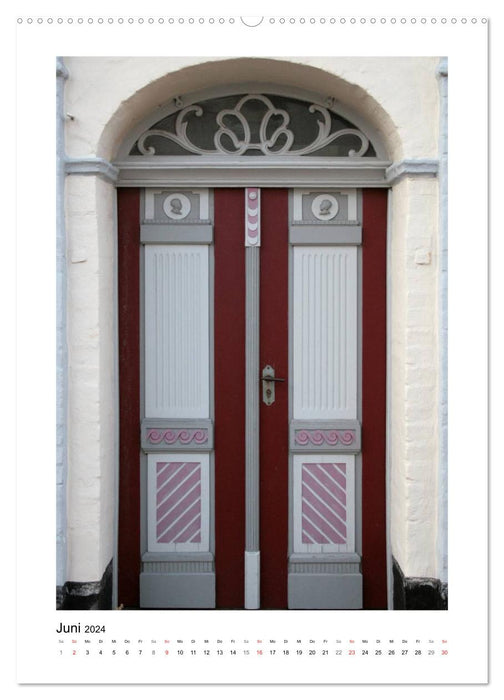 Old Danish Doors (CALVENDO Premium Wall Calendar 2024) 