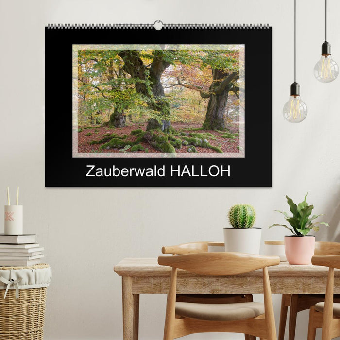 Zauberwald HALLOH (CALVENDO Wandkalender 2024)