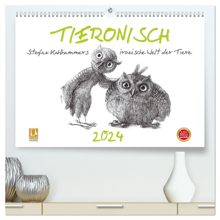 TIERONISCH (CALVENDO Premium Wandkalender 2024)
