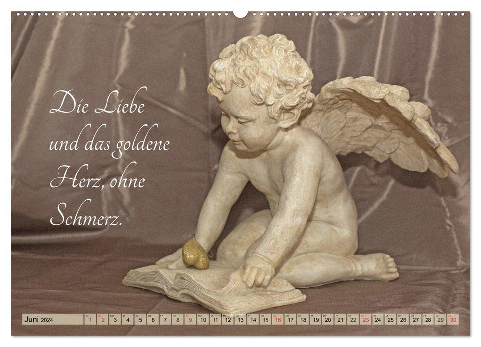 Angel - The Words of Love (CALVENDO Wall Calendar 2024) 