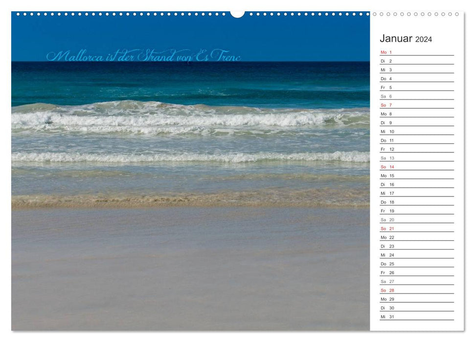 Emotionale Momente: Mallorca ist Urlaub. (CALVENDO Wandkalender 2024)