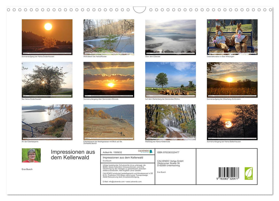 Impressions from the Kellerwald (CALVENDO wall calendar 2024) 