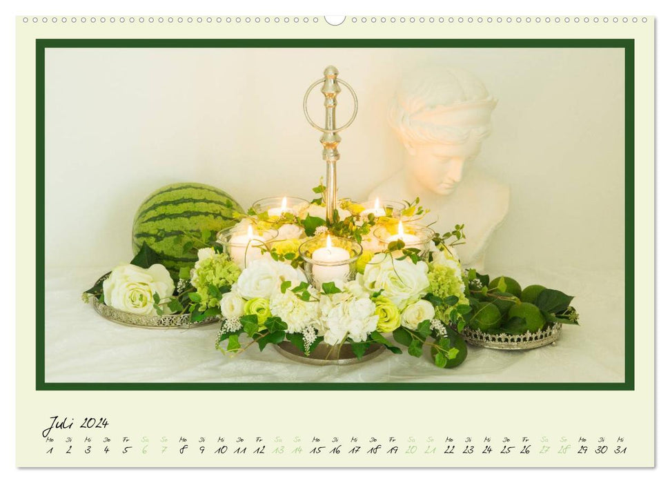 Blumen-Passion (CALVENDO Premium Wandkalender 2024)