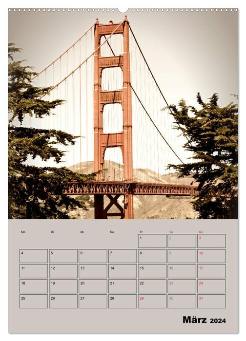 Herrliches Reiseziel... SAN FRANCISCO (CALVENDO Premium Wandkalender 2024)