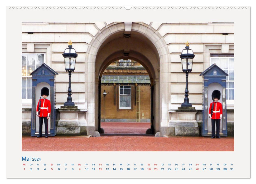 Visite aérienne à Londres (Calendrier mural CALVENDO 2024) 