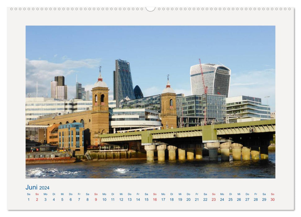 Flying visit to London (CALVENDO wall calendar 2024) 