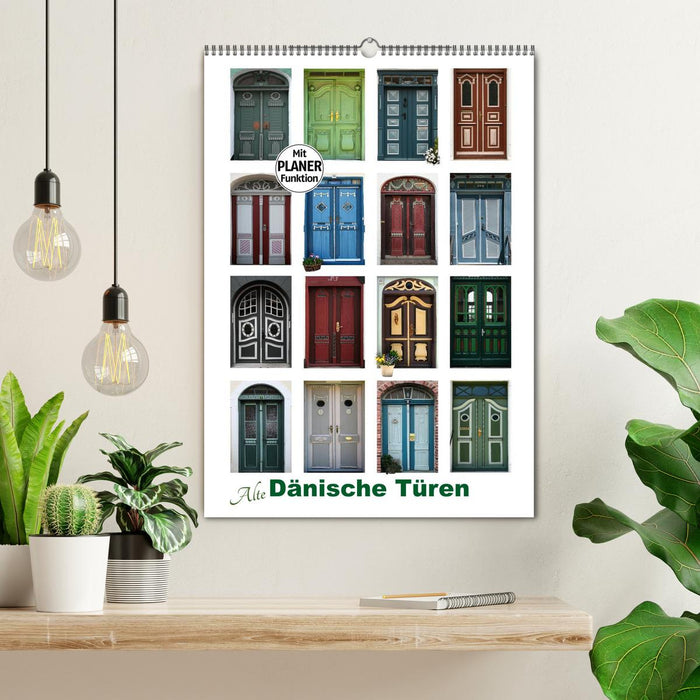 Old Danish Doors (CALVENDO Wall Calendar 2024) 