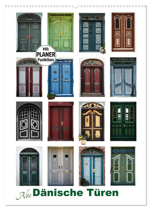Old Danish Doors (CALVENDO Wall Calendar 2024) 