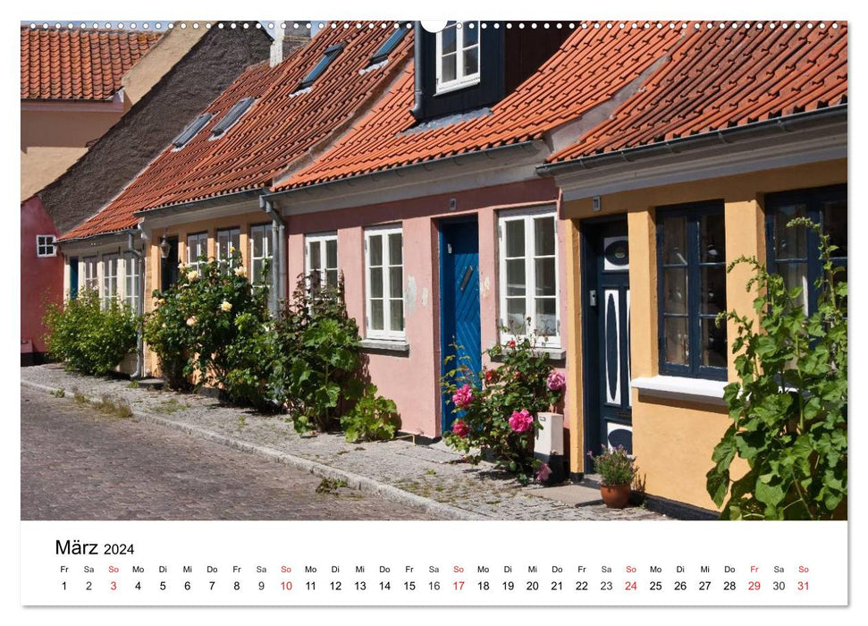 Insel Ærø - Perle der Dänischen Südsee (CALVENDO Premium Wandkalender 2024)