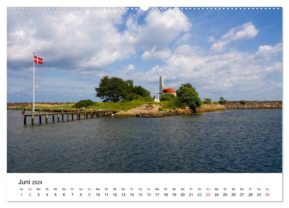 Island Ærø - Pearl of the Danish South Seas (CALVENDO Premium Wall Calendar 2024) 