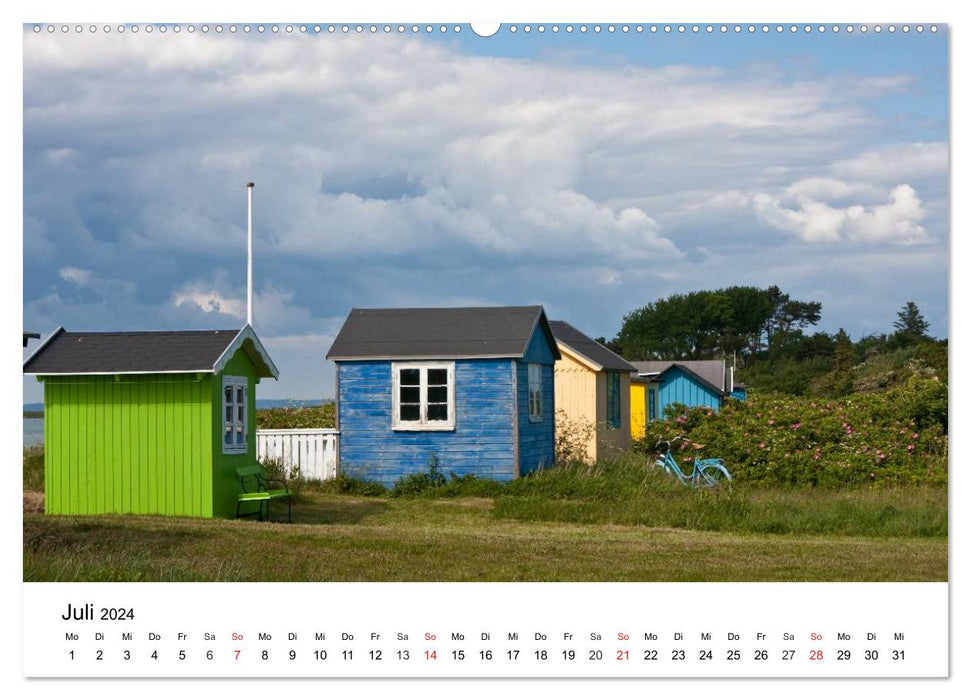Island Ærø - Pearl of the Danish South Seas (CALVENDO Premium Wall Calendar 2024) 